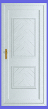 Chevron Solid Door