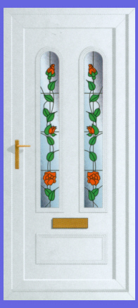 Cambridge Climbing Rose Door