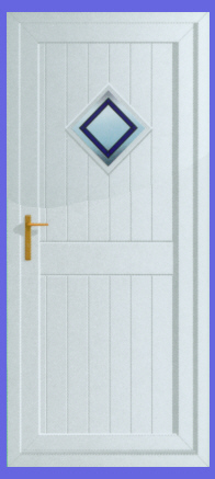 Cornwall Blue Border Door