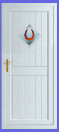 Cornwall Lucky Horseshoe Door