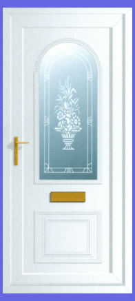 Devon Vase Etched Door