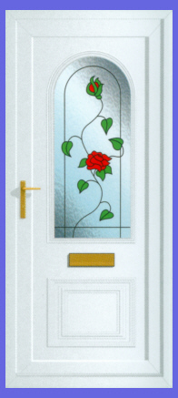 Devon Wild Rose Door