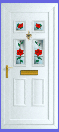 Edwardian Climbing Rose Door